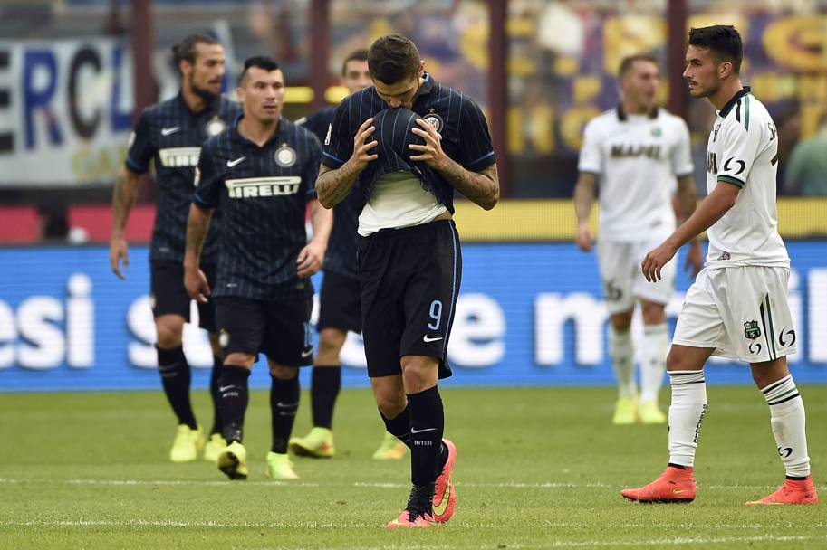 Icardi esulta, l&#39;Inter vola. Afp